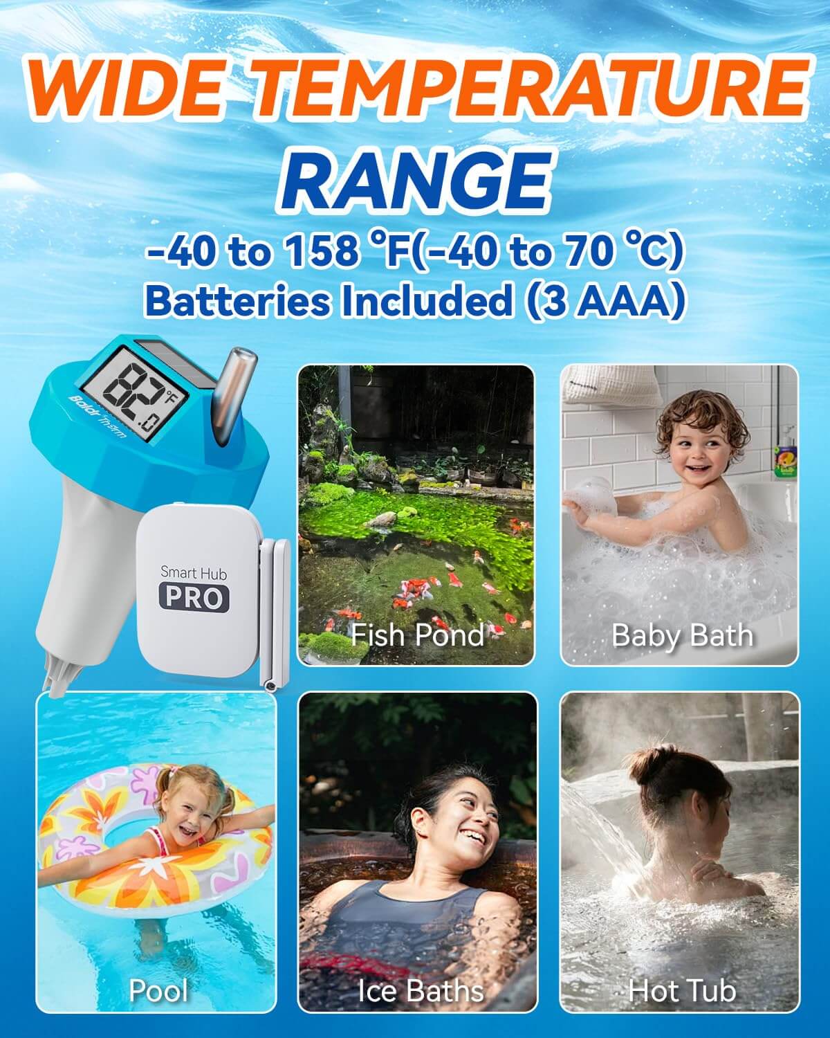 HCS706ARF+HWG023 WiFi Pool Thermometer