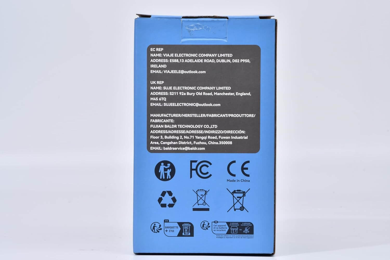 BALDR Pool Thermometer Floating Easy Read(Purple)