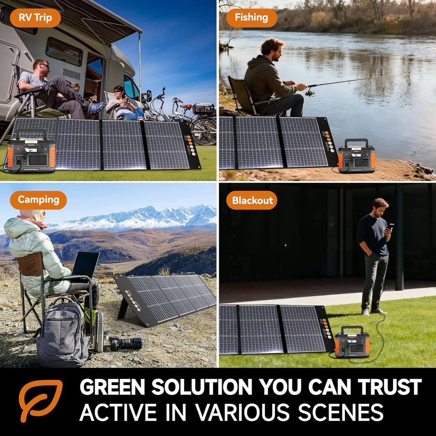 BALDR 200W Solar Panel - Foldable, USB-C PD60W, IP65 Waterproof