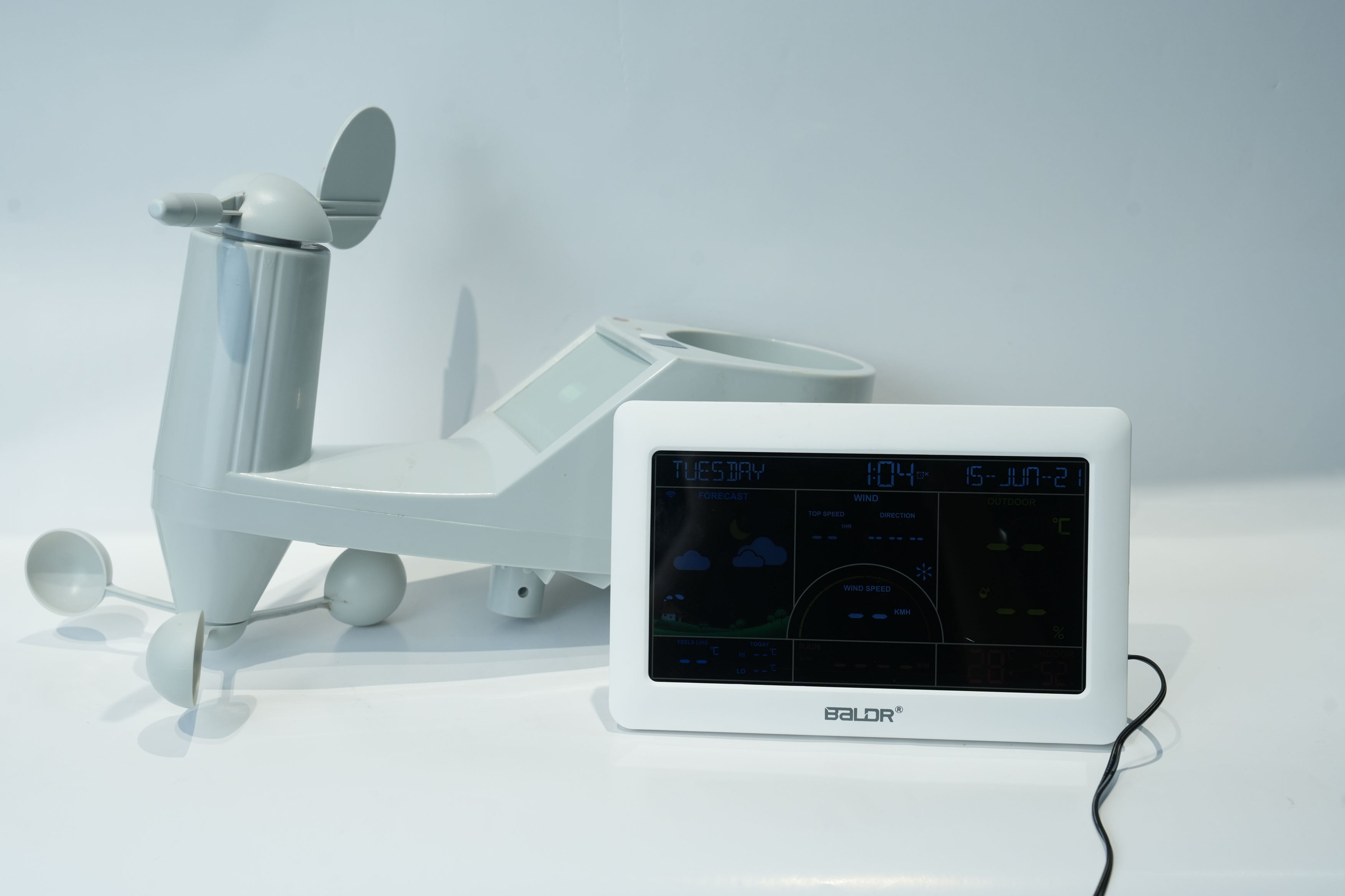 BALDR Anemometer, Digital Wind Speed CFM Meter Gauge Air Flow Velocity Tester for HVAC Shooting Drone, Wind Chill, 14℉-113℉ Wind Temperature