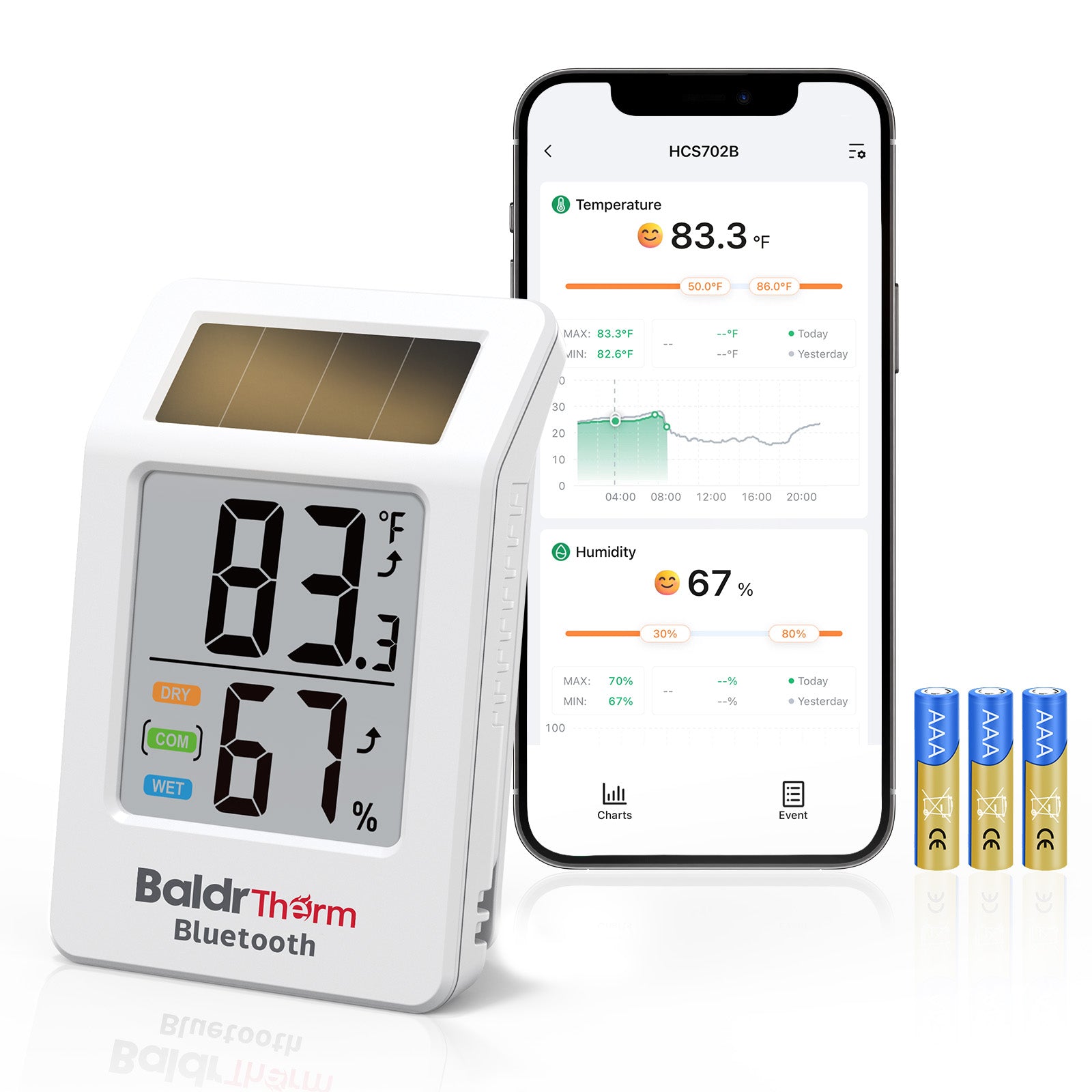 HCS702B Bluetooth Thermometer Hygrometer