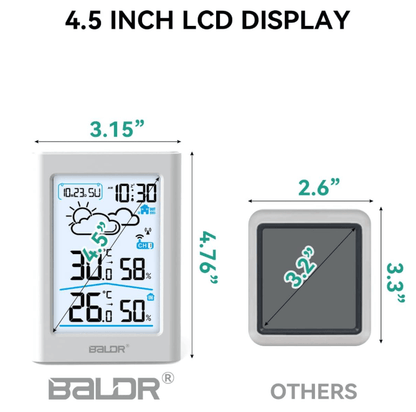 BaldrTherm Atomic Thermometer – Indoor & Outdoor Wireless Monitor