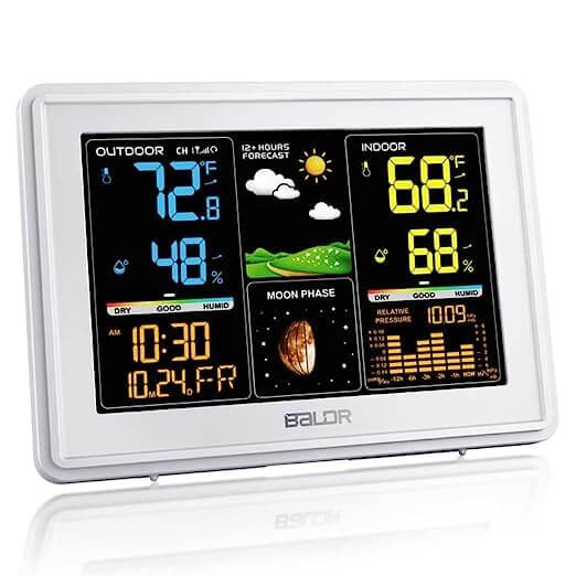 BaldrTherm Wireless Weather Station – Digital Thermometer & Clock