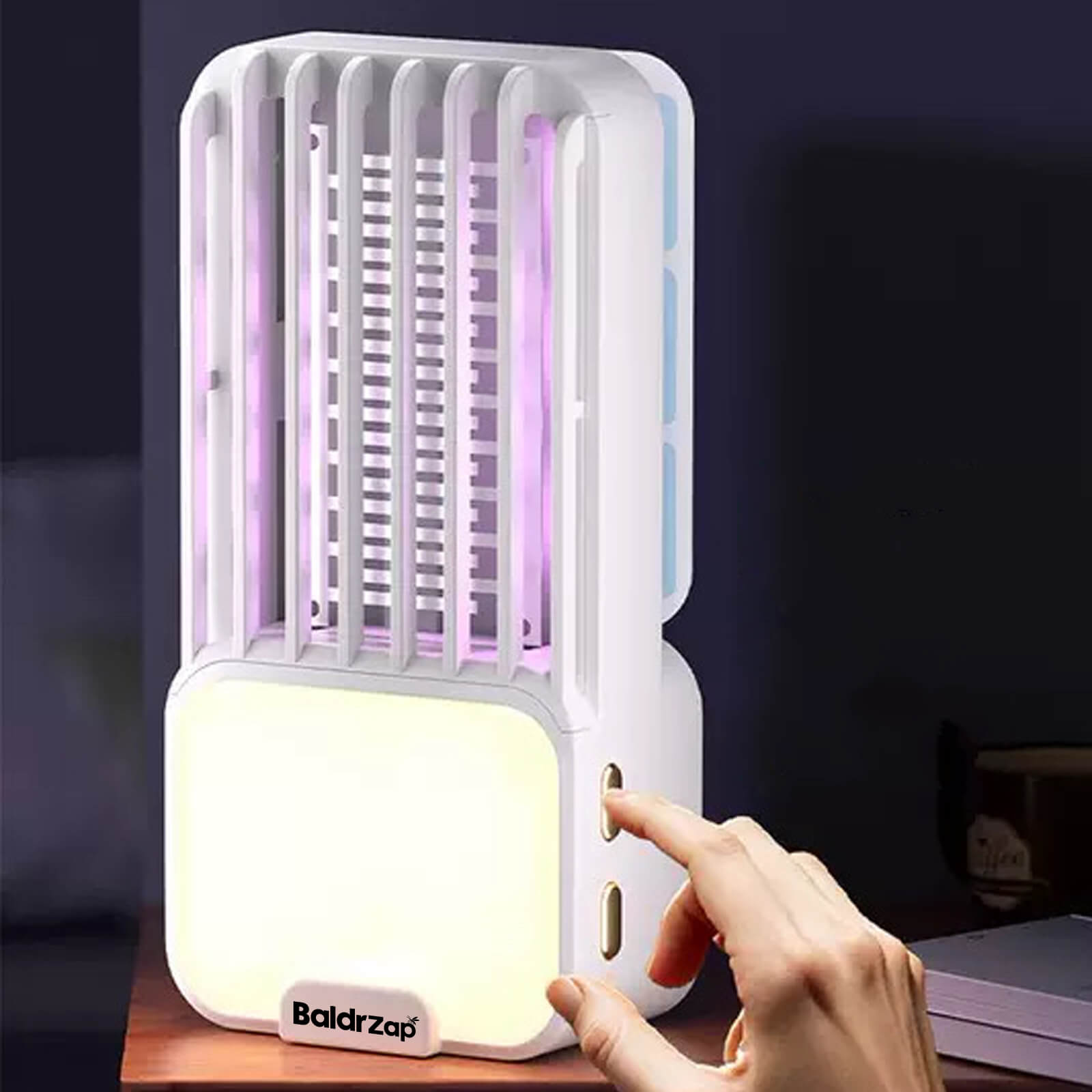 BaldrZap Multifunctional Fly Trap, Bug Zapper Indoor, Silence and Efficiency, Powerful Mosquito-Killing, Instant Relief