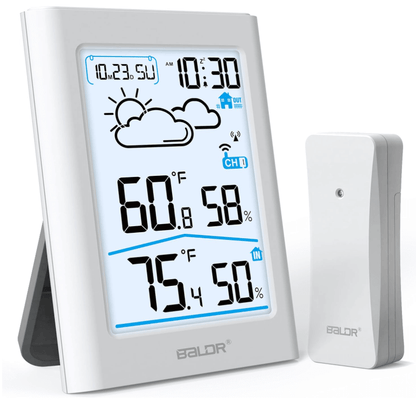 BaldrTherm Atomic Thermometer – Indoor & Outdoor Wireless Monitor
