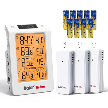 B0598T4H4 Wireless Indoor Outdoor Thermometer