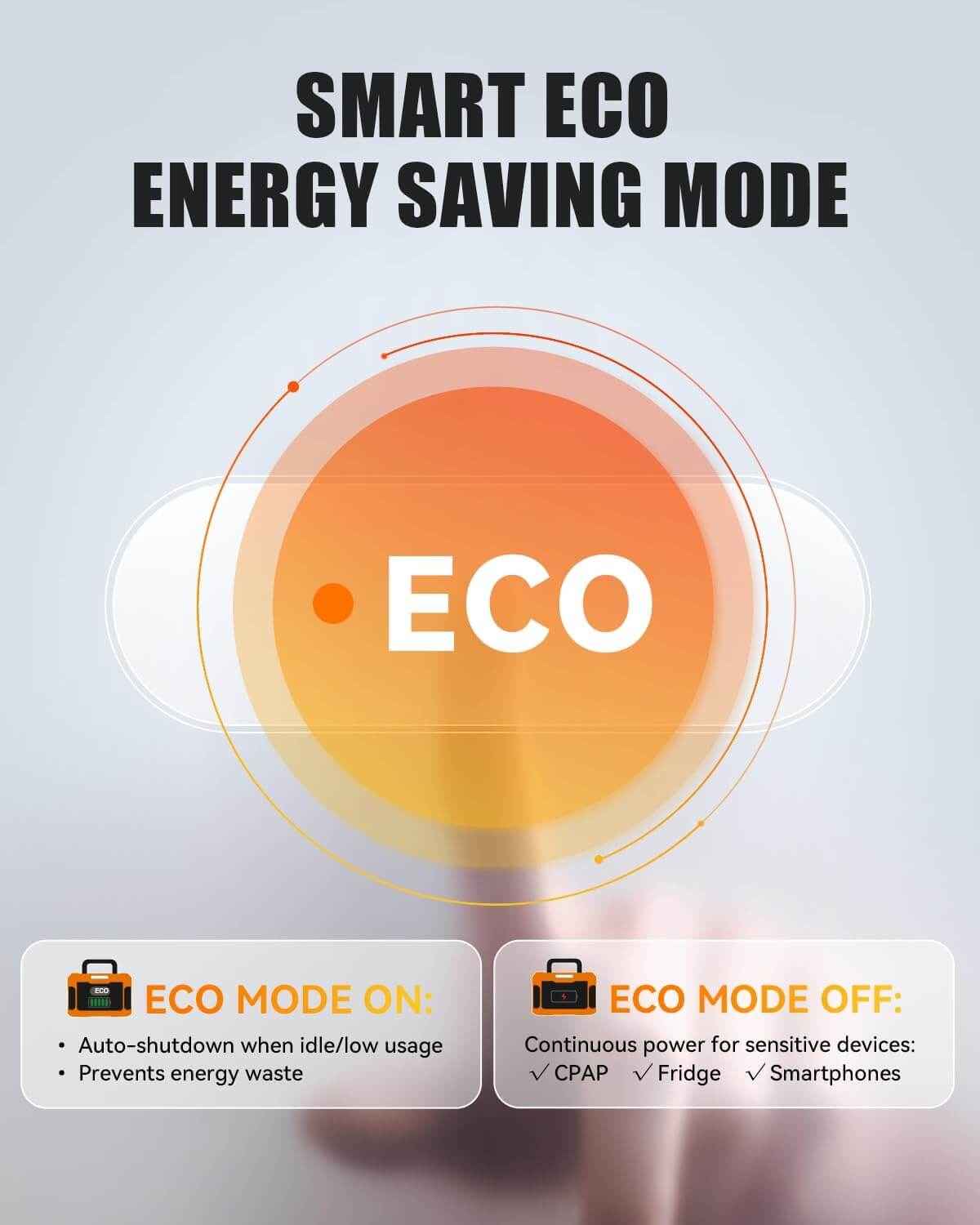 BALDR 500W Portable Power Station – 288Wh, Solar Charging, USB-C PD