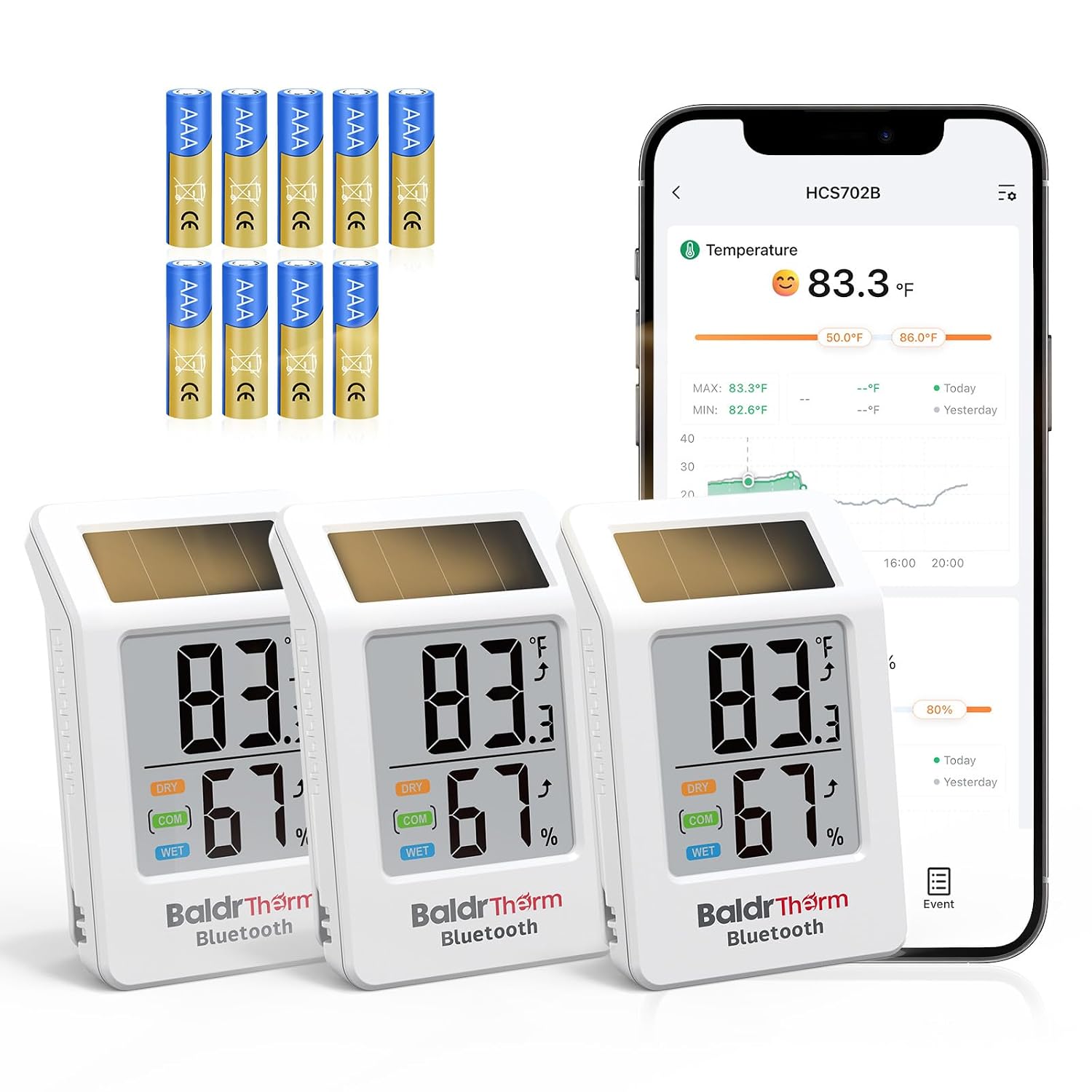 HCS702B Bluetooth Thermometer Hygrometer