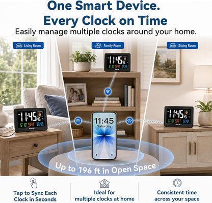 Baldr 359BT-BK Digital Clock with Bluetooth