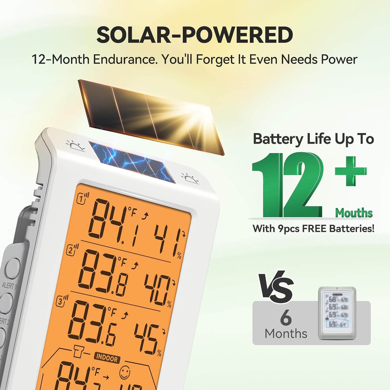 B0598T4H4 Wireless Indoor Outdoor Thermometer