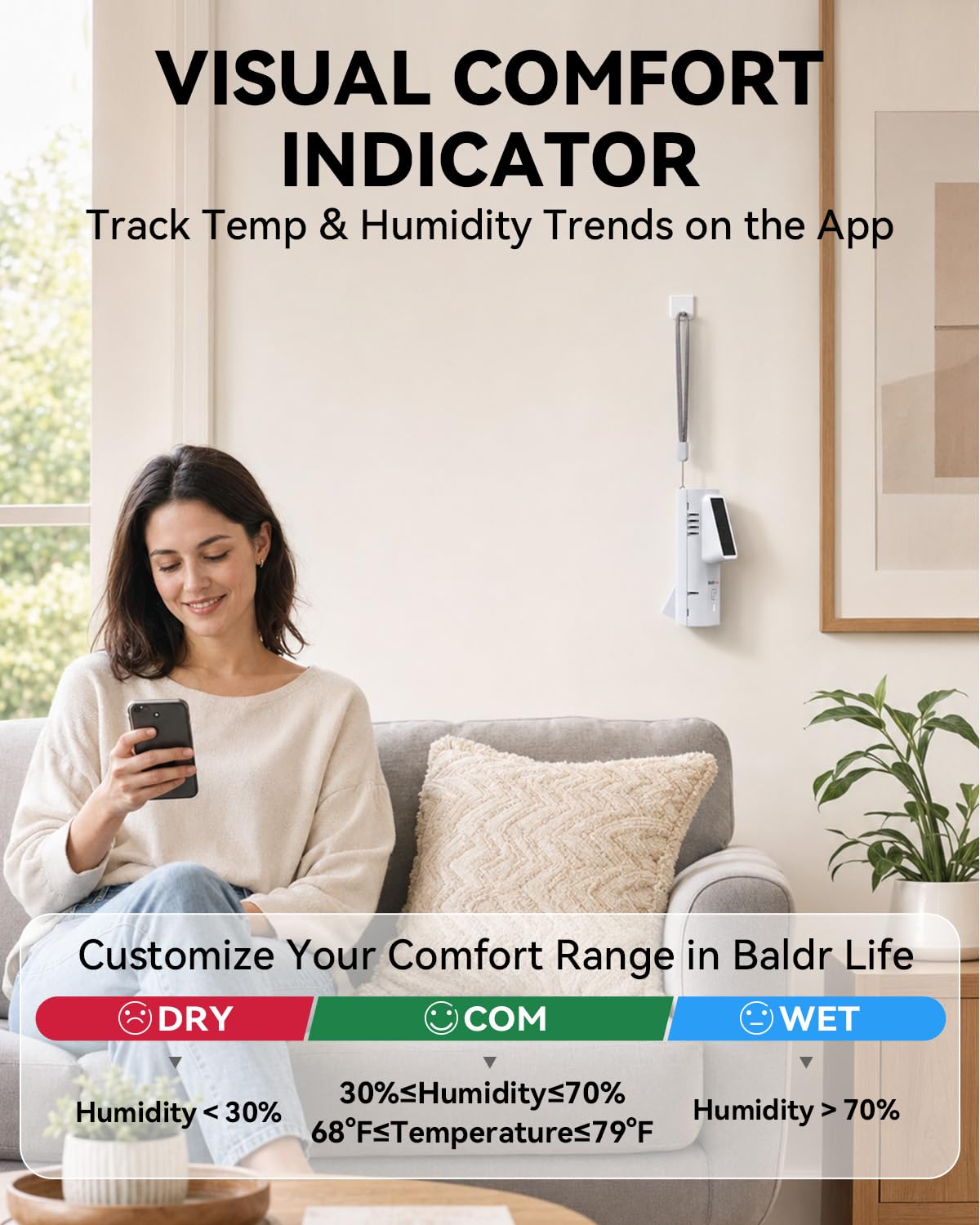 HCS701B Bluetooth Thermometer Hygrometer