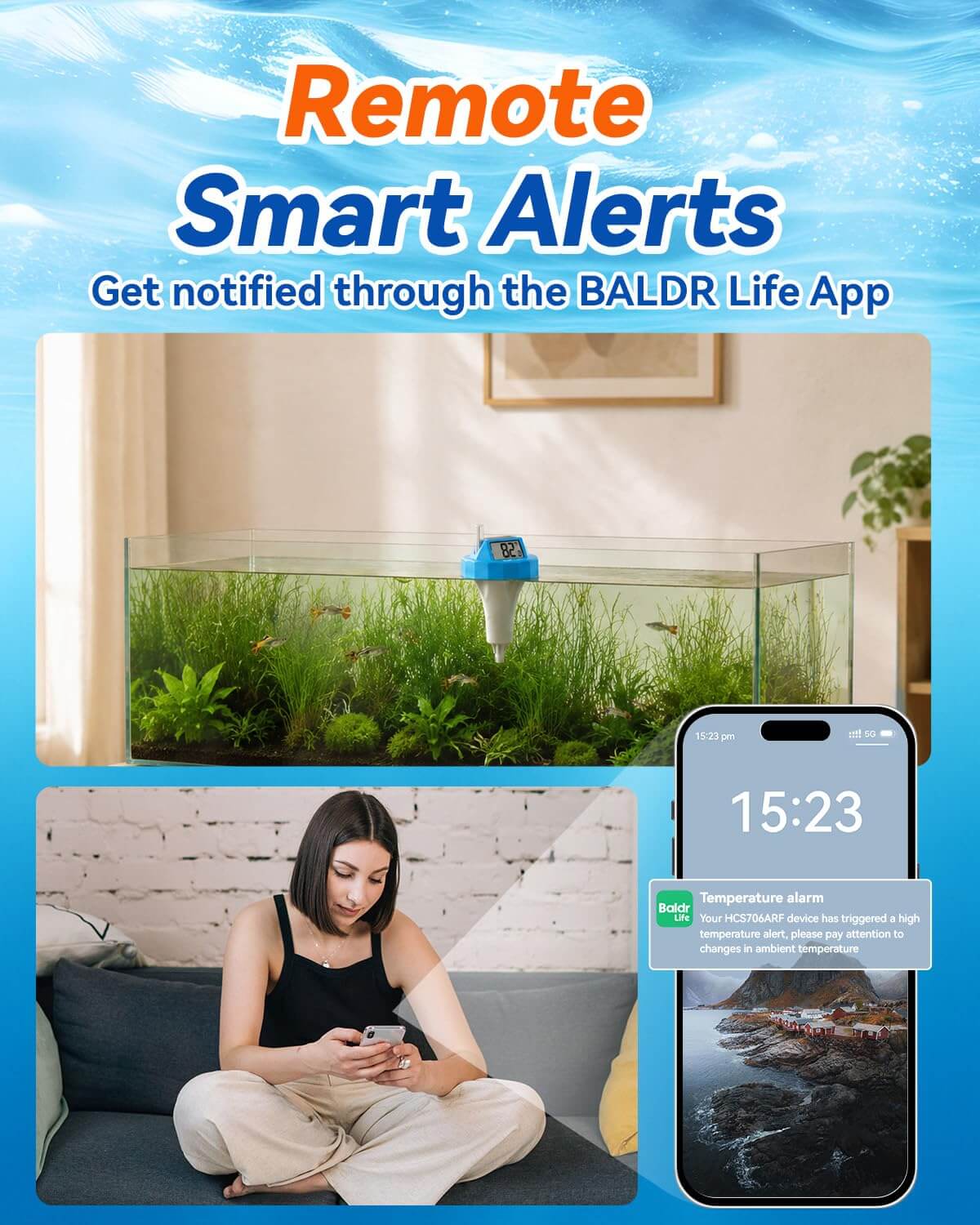 HCS706ARF+HWG023 WiFi Pool Thermometer