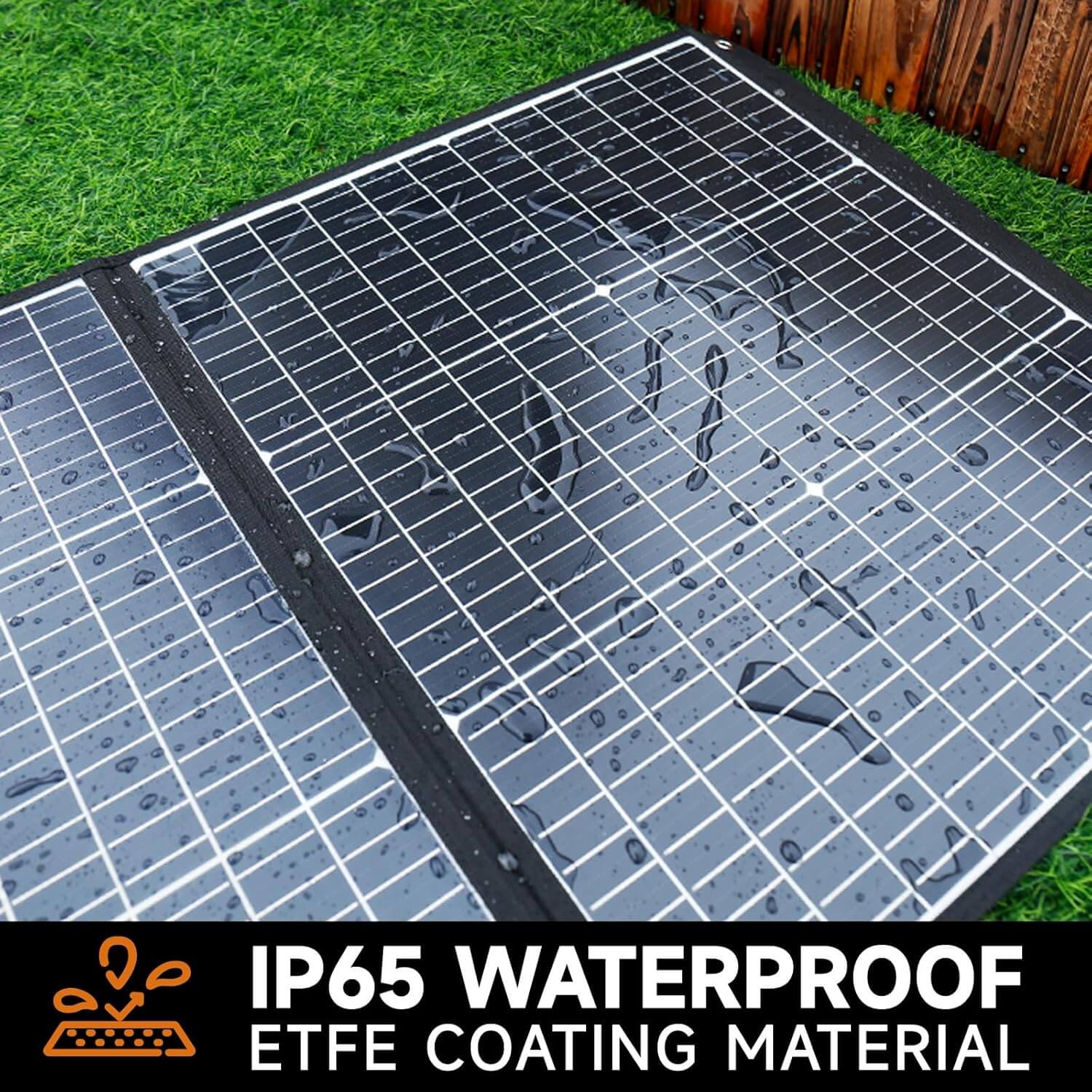 BALDR 200W Solar Panel - Foldable, USB-C PD60W, IP65 Waterproof