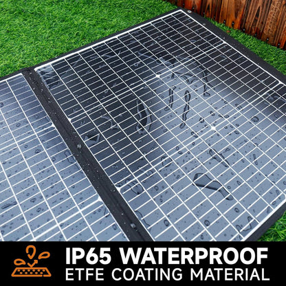 BALDR 200W Solar Panel - Foldable, USB-C PD60W, IP65 Waterproof