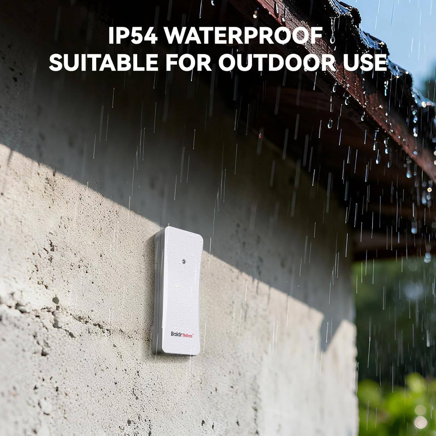 BaldrTherm Solar Wireless Weather Station, PV Extended Range, Dual-Zone Indoor & Outdoor/Childroom Temp Humidity Monitor, Auto Smart Backlight,Temp/Humidity/Barometric Trend Visualization