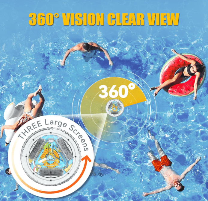 BaldrTherm Easy-Read Floating Pool Thermometer with Indoor Monitor