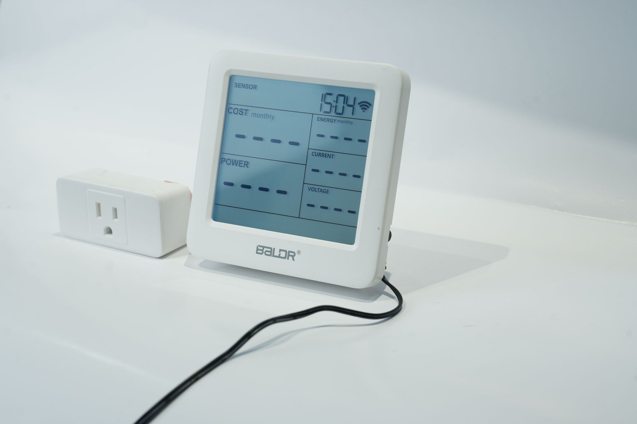 BALDR Plug Wi-Fi Home Power Monitor Consumption Watt Meter Smart Socket - Electric Meter w/Tariffs & Budget Alerts, Power Meter Home Energy Monitor, Electricity Usage Monitor Smart- 2.4GHZ Network Only