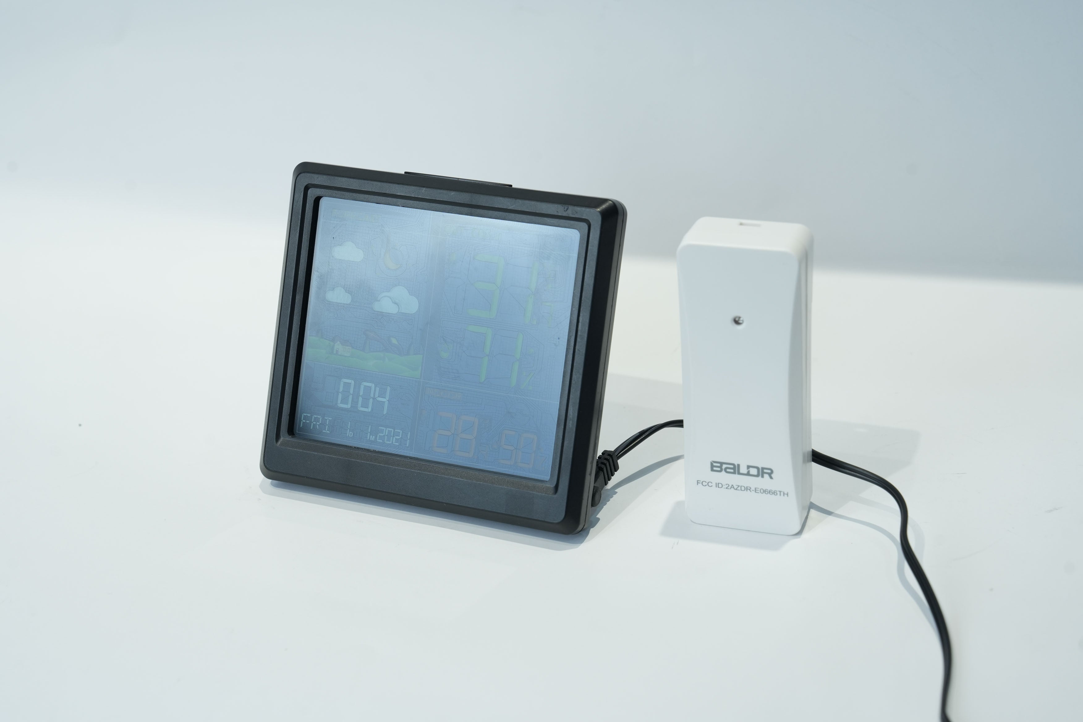 BALDR Home Weather Station - Indoor Outdoor Thermometer Wireless Home Weather Station