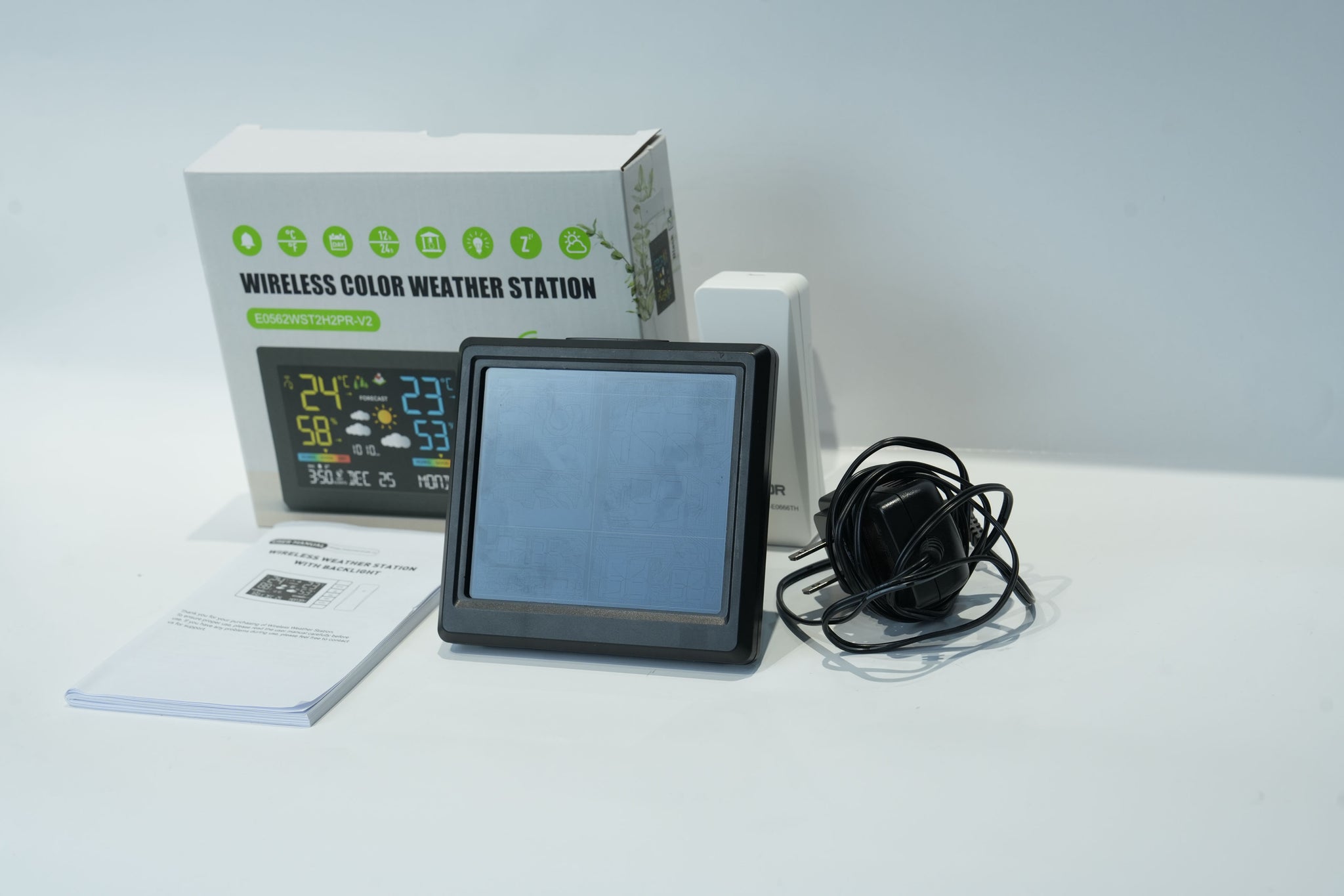 BALDR Home Weather Station - Indoor Outdoor Thermometer Wireless Home Weather Station