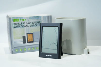 BALDR Plastic Rain Gauge Outdoor Freeze Proof with Accurate Monitoring
