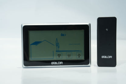 BALDR Home Weather Station - Indoor Outdoor Thermometer Wireless Home Weather Station