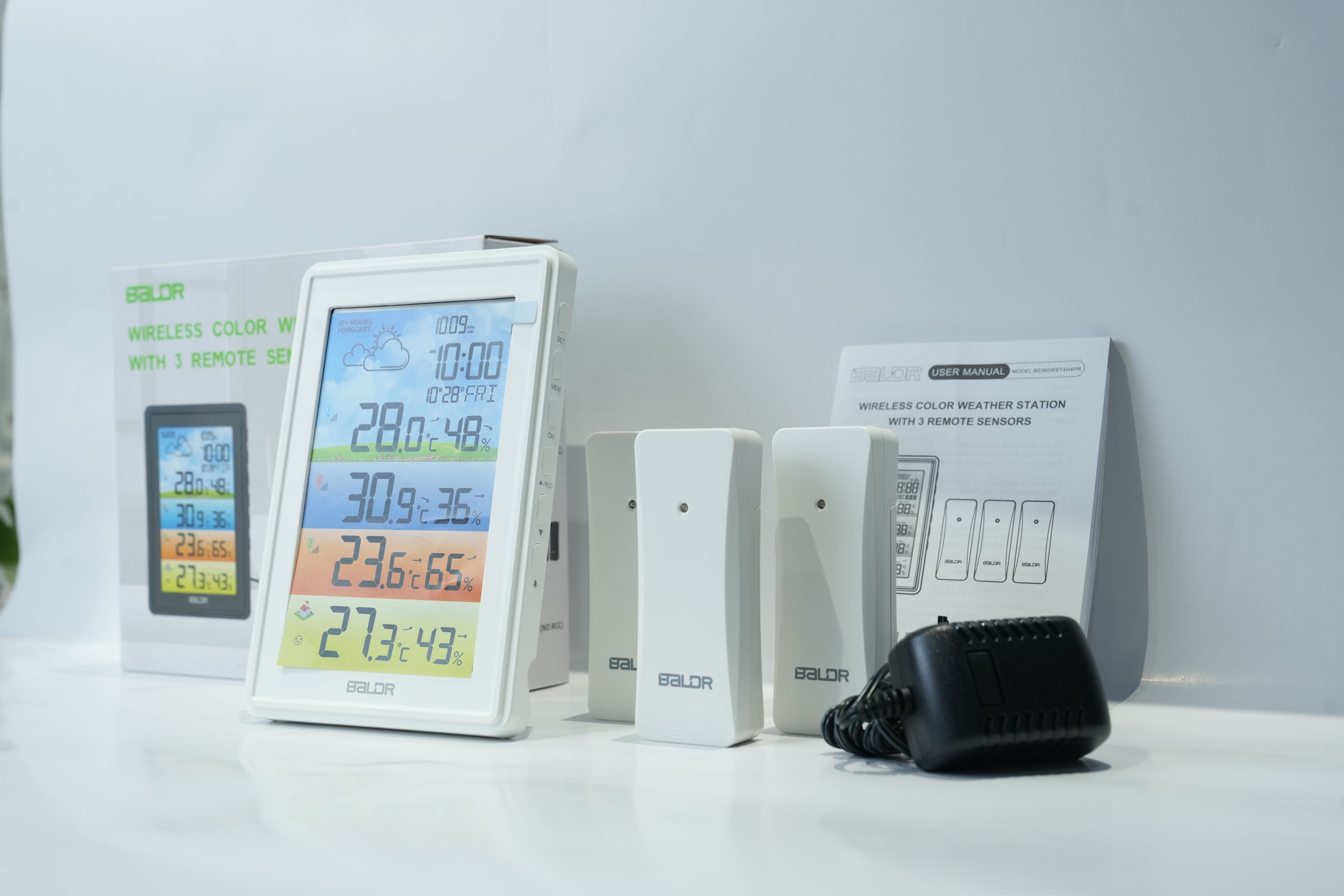 BALDR hygrometer Humidity Gauge for Baby Rooms, Bedrooms, Home, Office, and Wine Cellars, 1Pack