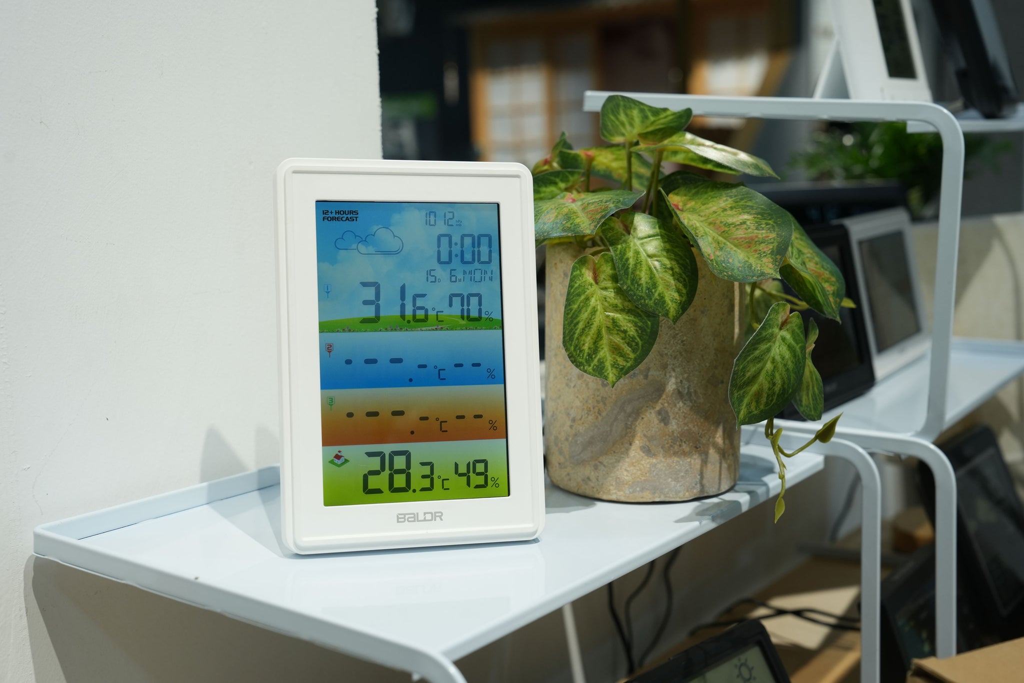 BALDR hygrometer Humidity Gauge for Baby Rooms, Bedrooms, Home, Office, and Wine Cellars, 1Pack