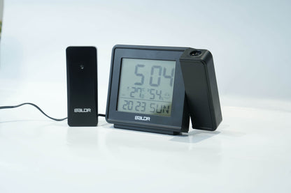 BALDR Lifetime Large Digital Clock with Day & Date, Customizable Alarms