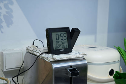 BALDR Lifetime Large Digital Clock with Day & Date, Customizable Alarms