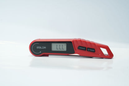 BALDR Digital Thermometer - Waterproof Digital Food Thermometer, Instant Read Thermometer for Cooking - Single Probe Thermometer for Cooking and Outdoor Grill Cooking BBQ Thermometer for Grill