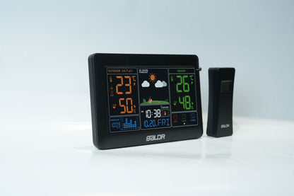 BALDR Home Weather Station - Indoor Outdoor Thermometer Wireless Home Weather Station