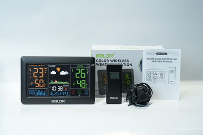 BALDR Home Weather Station - Indoor Outdoor Thermometer Wireless Home Weather Station