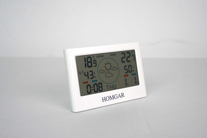 Homgar Lifetime Large Digital Clock with Day & Date, Customizable Alarms