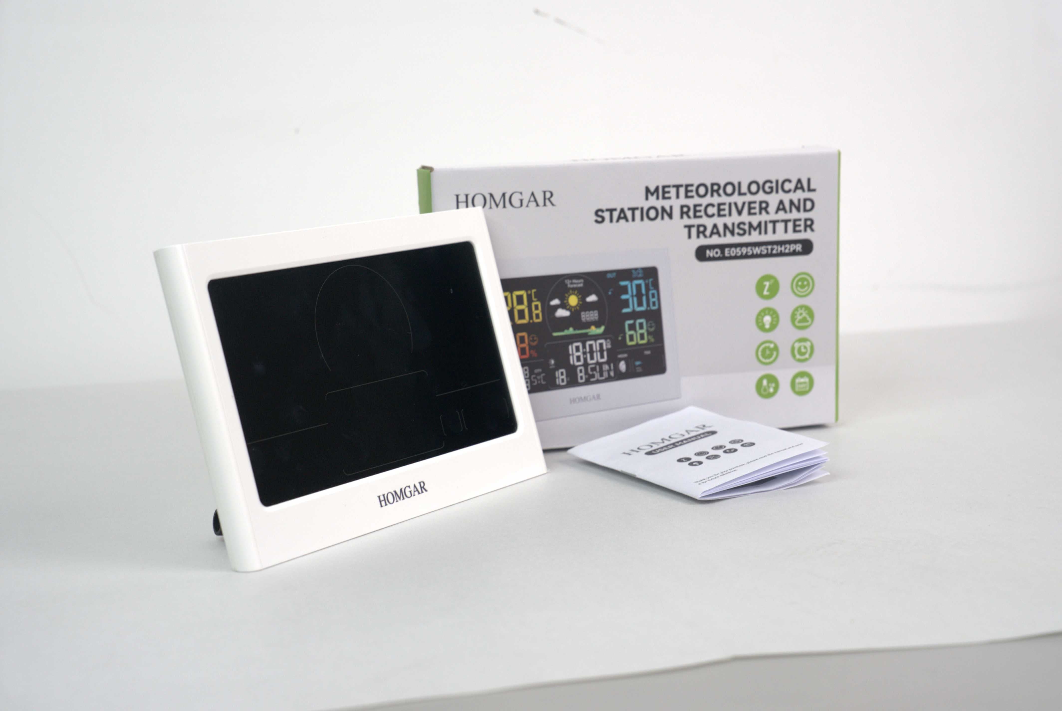 Homgar Home Weather Station - Indoor Outdoor Thermometer Wireless Home Weather Station