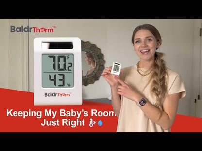 BaldrTherm 2.2'' Solar Thermometer & Hygrometer Meter 